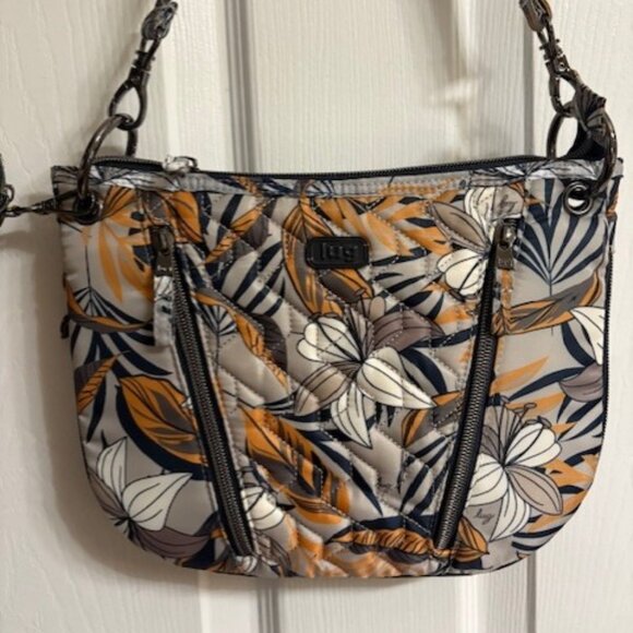 Lug -Swivel -Crossbody-Lily Grey-EUC - Picture 1 of 3